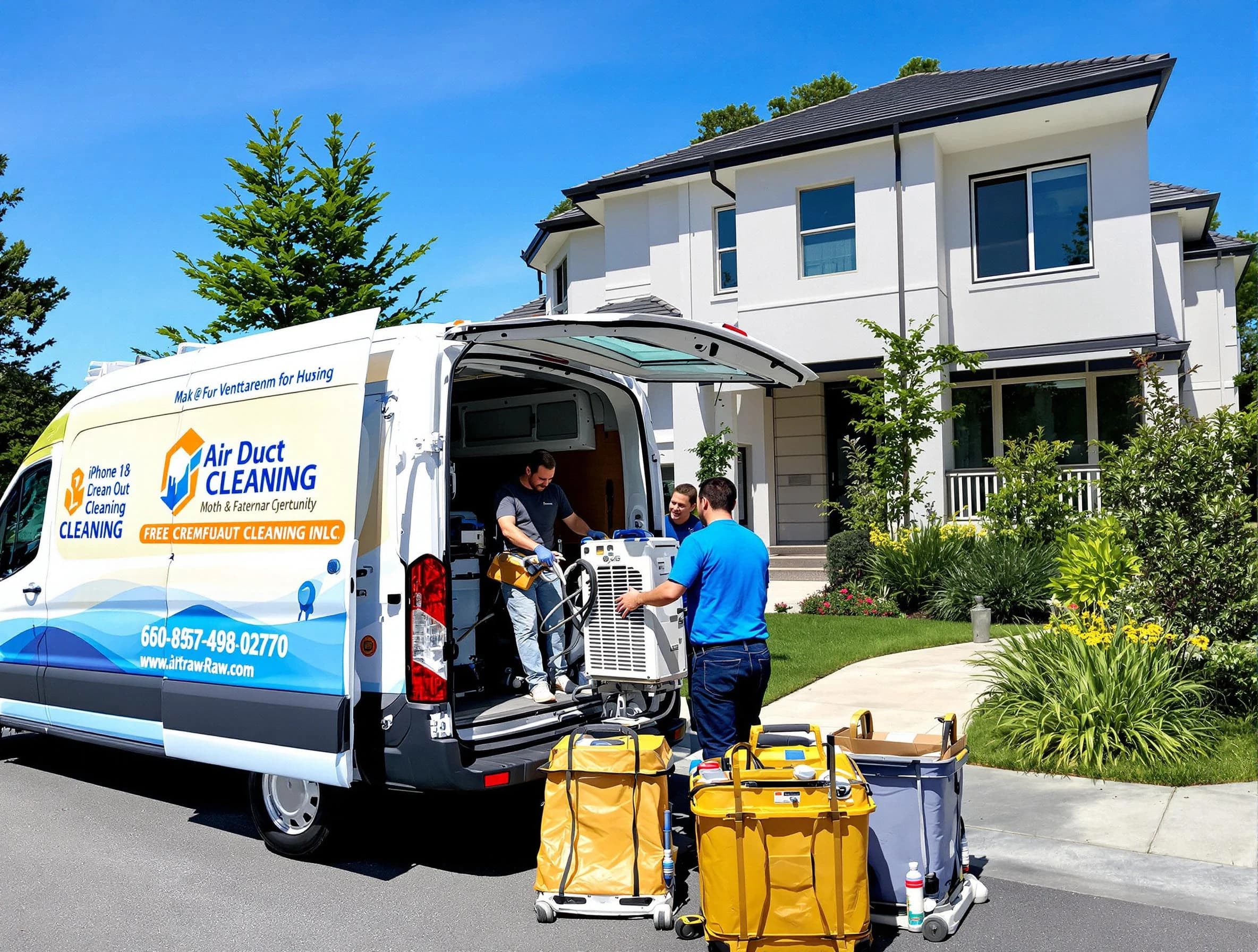 Broomfield Air Duct Cleaning technician performing professional air duct cleaning in Broomfield