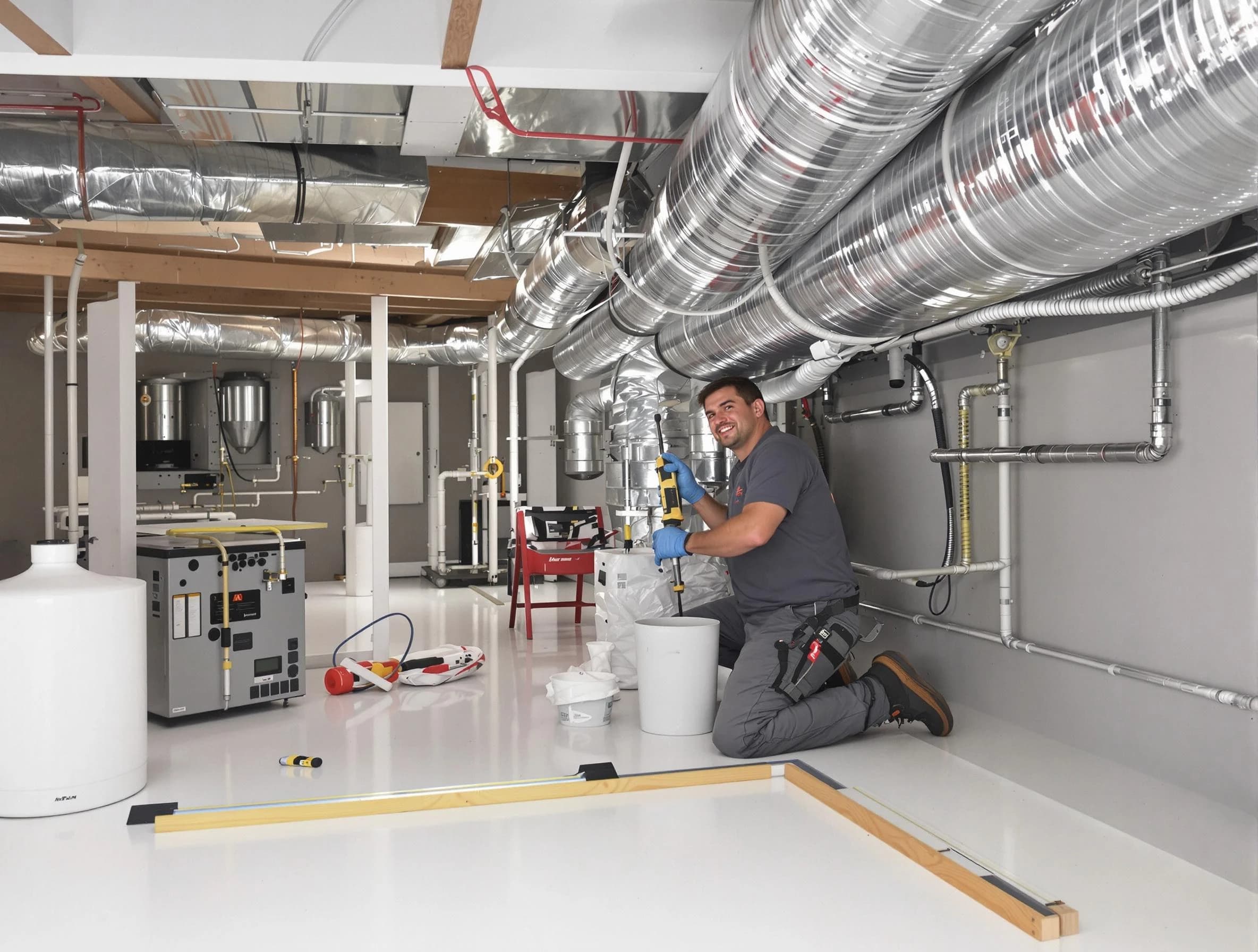 Professional duct sealing service by Broomfield Air Duct Cleaning in Broomfield