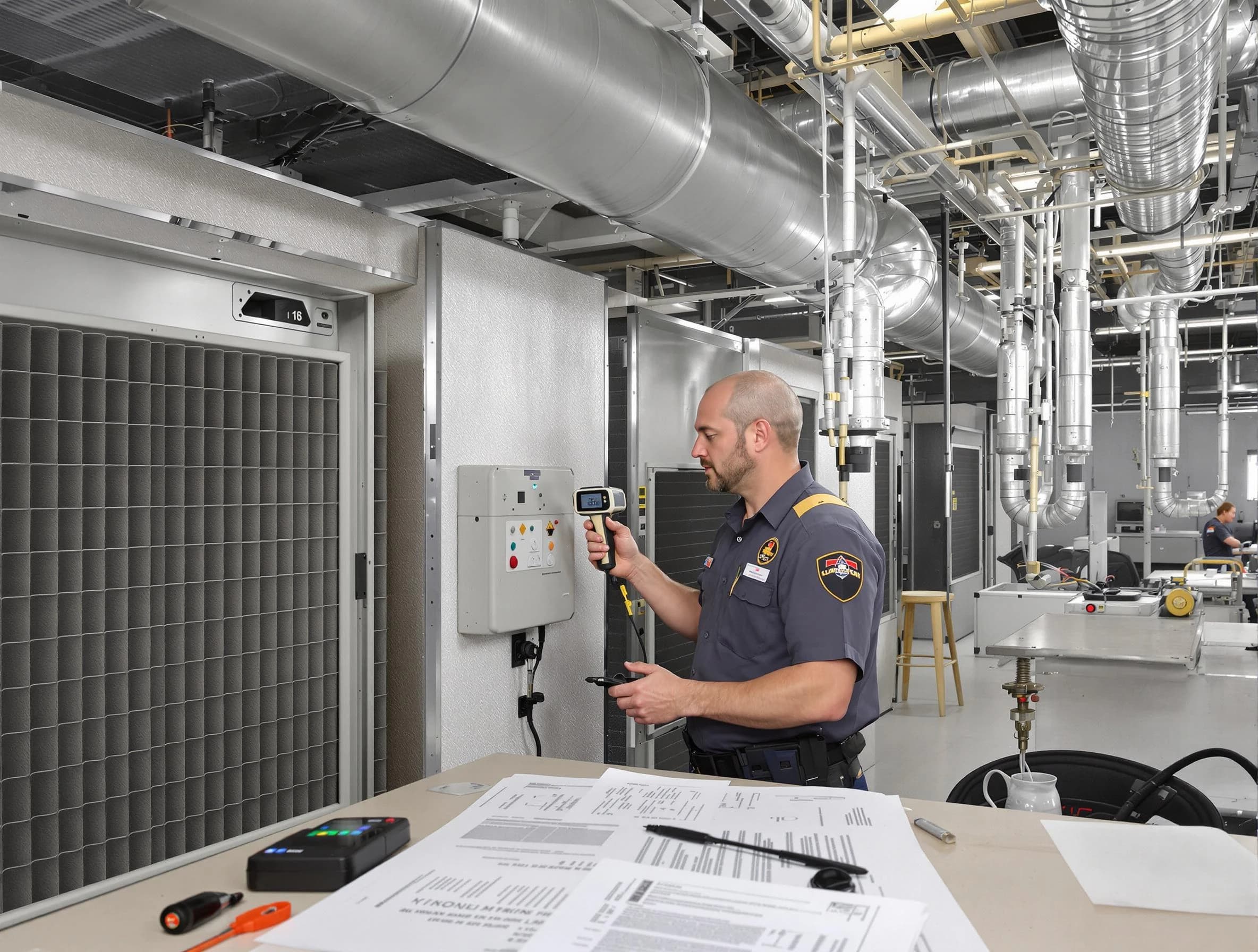 Professional filter system inspection by Broomfield Air Duct Cleaning in Broomfield