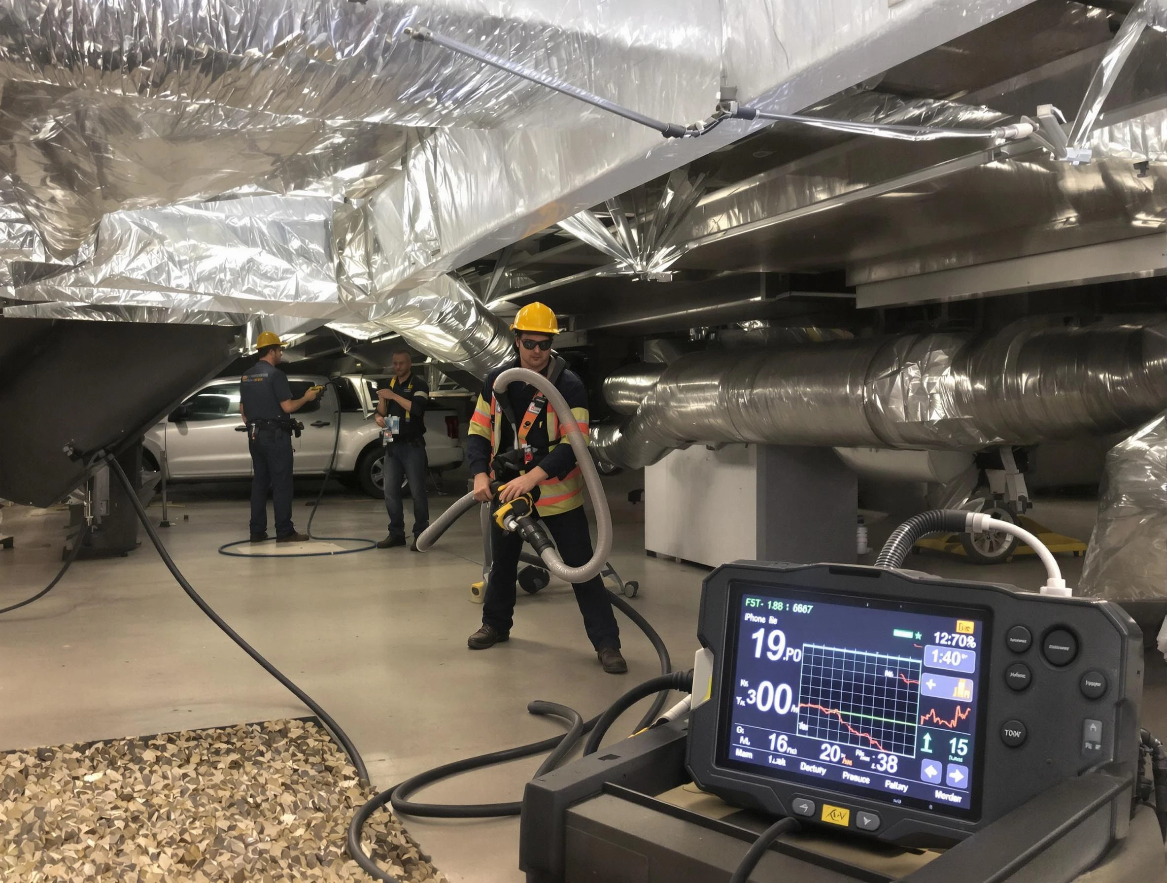 Professional negative pressure duct cleaning by Broomfield Air Duct Cleaning in Broomfield